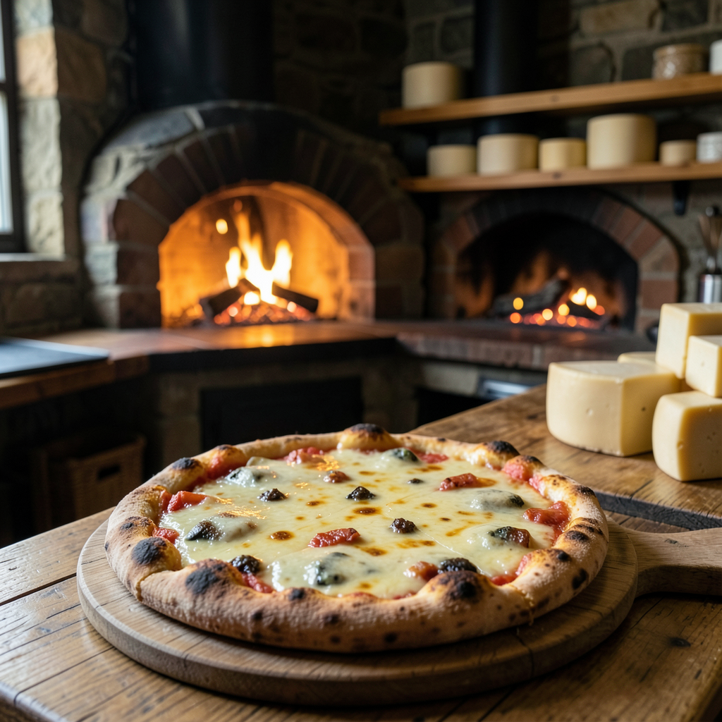 Rind: Hidden Austwick pizzeria serving British cheese themed wood-fired pizzas